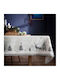 Gofis Home Weihnachtlich Tischtuch Quadrat Stoff Gray L85xB85cm.