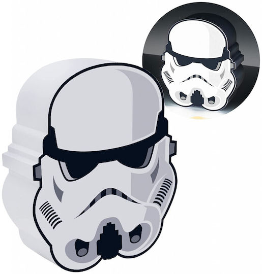 Paladone Kids Decorative Lamp Stormtrooper White 16x13x16εκ.