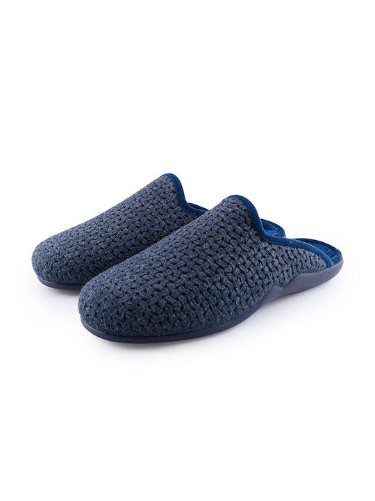 Adam's Shoes 773-22508 Women's Slipper In Blue Colour