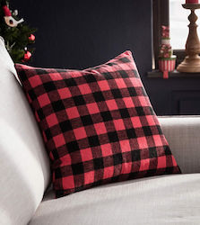 Gofis Home Christmas Decorative Square Pillowcase 520 Red 43x43pcs