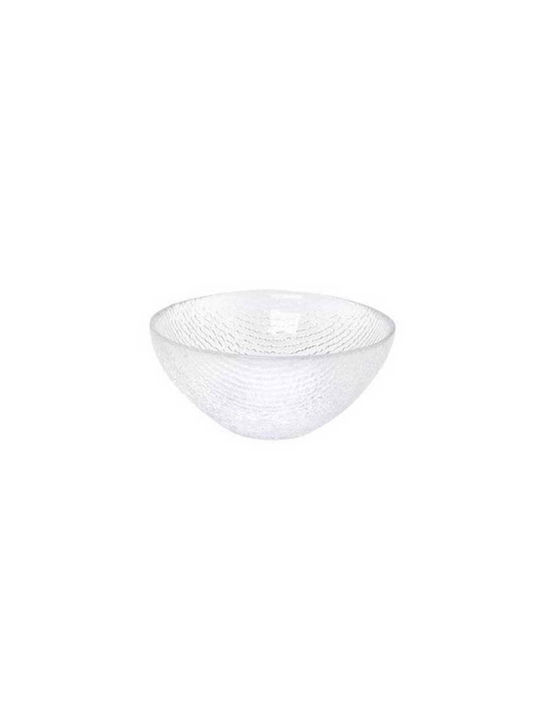 Cryspo Trio Cotton Servierschüssel Rund Glas Transparent mit Durchmesser 13cm 6Stück