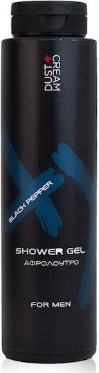 Dust+Cream Black Pepper Αφρόλουτρο σε Gel για Άνδρες Αναζωογονητικό 300ml