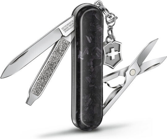 Victorinox Classic SD Schweizer Armee-Messer Schlüsselanhänger Carbon