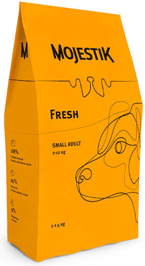 Mojestik Fresh Small Adult 8kg Ξηρά Τροφή για Ενήλικους Σκύλους Μικρόσωμων Φυλών με Κρέας