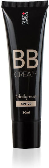 Dust+Cream BB- 03 Dunkel Creme Gesicht Tag mit SPF20 30ml