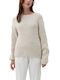 S.Oliver Women's Long Sleeve Sweater Beige