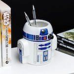 Ceramic Pencil Case R2D2 in White Color