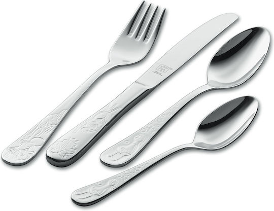 Zwilling J.A. Henckels Grimm´s Fairy Tales Besteckset Edelstahl Silber 4Stück -0