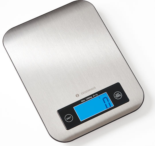 Zassenhaus Pure Digital Kitchen Scale Up To 10kg Inox