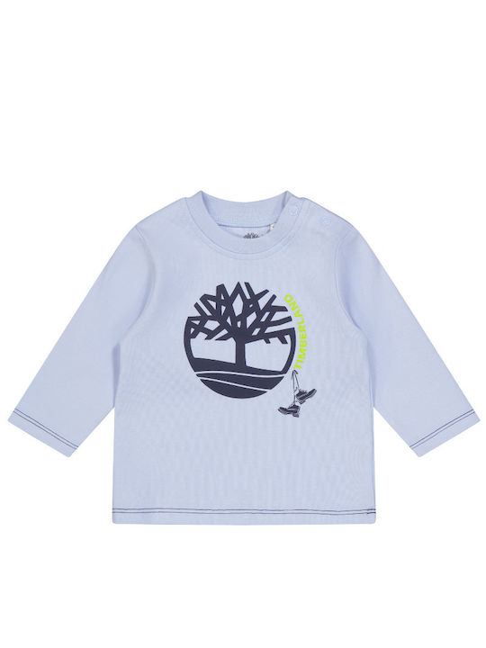 Timberland Kids Blouse Long Sleeve Light Blue