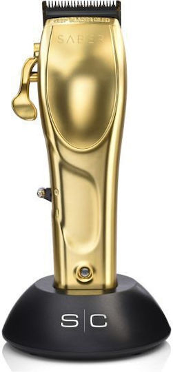 Gamma Stylecraft Saber Rechargeable Hair Clipper Gold