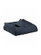 Vivaraise Tana Sofa Throw Pique 240x260cm Cobalt