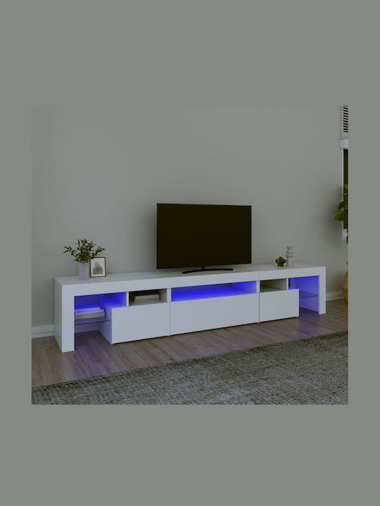 TV-Ständer mit LED-Beleuchtung Weiß M215xP36.5x...