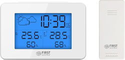 First Austria FA-2461-6-WI Drahtlos Wetterstation Digital Weiß