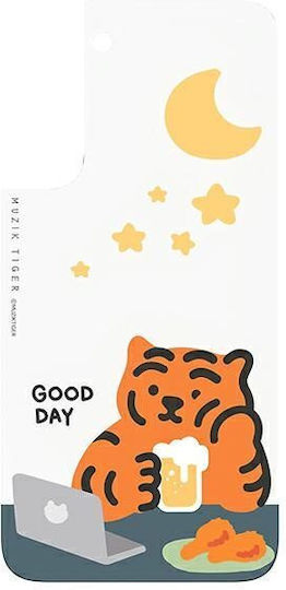 Samsung Back for Frame Case Muzik Tiger Galaxy S22 Muzik Tiger Big white
