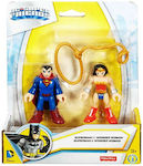 Miniature Toy Superman - Wonder WomanFisher Price