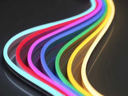 Neon Flex Φωτοσωλήνας 220V με 720 Λαμπάκια Φυσικό Λευκό 6m