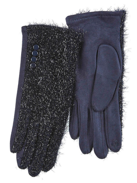 Verde Women's Gloves Navy Blue
