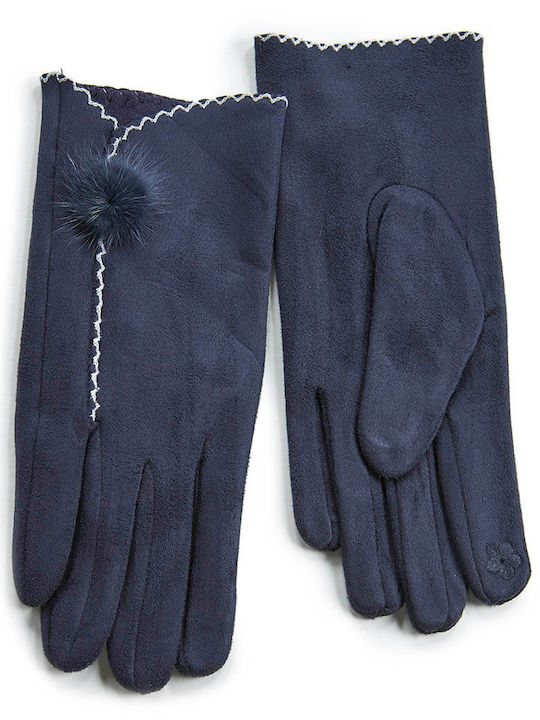 Verde Navy Μπλε Γυναικεία Γάντια Αφής