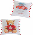 Kentia Christmas Decorative Square Pillowcase M...