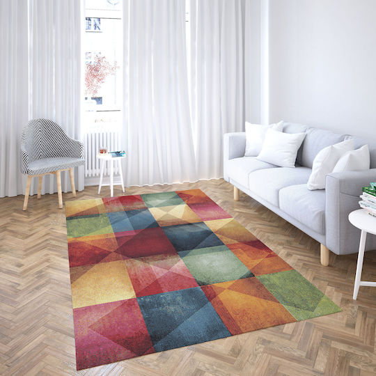 Viopros Μόλντε Χαλί Ορθογώνιο Πολύχρωμο 133x190cm