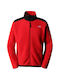 The North Face Alpine 200 Full Men's Fleece Cardigan with Zipper Red