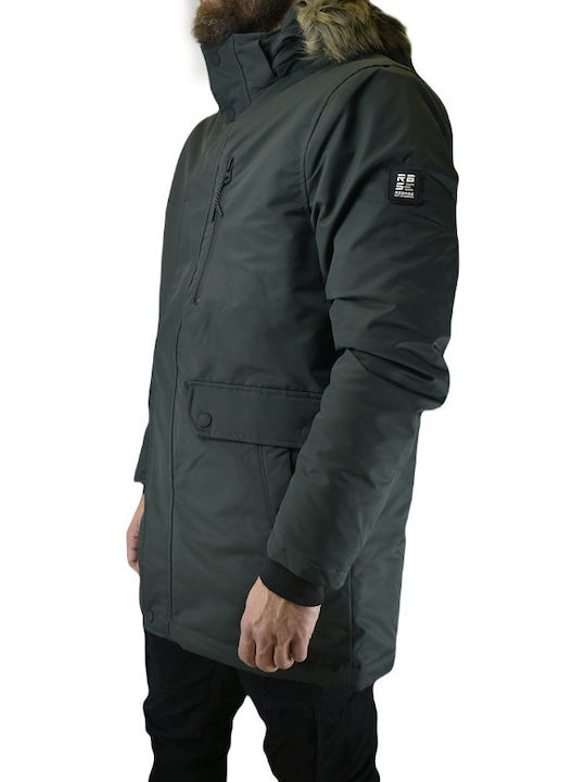 A Winter Jacket Parka Forest Green