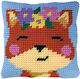 Spring Time Fox Broderie din Tesatura 22x22cm. LH3002