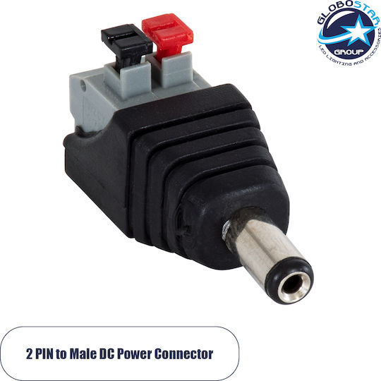 GloboStar Connection Plug for CCTV Systems Black 70677