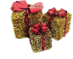 Aria Trade Christmas Box Figure Gold 3pcs