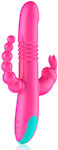 Dream Love Happy Loky Donald Vibrator G-Punkt mit Fernbedienung dreifache Stimulation 24.5cm D-232451 Fuchsia