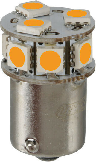 Lampa Lamps Car BA15S / P21W Canbus LED Orange 24-32V 1pcs