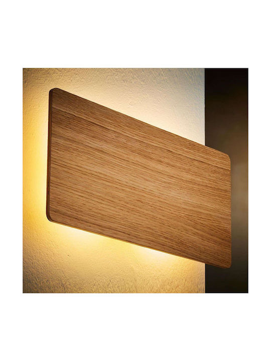 TK Lighting Tavola Vintage Lamp Wall with Socket G9 Brown 35x16cm