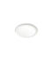 Ideal Lux Round Metallic Recessed Spot with Integrated LED and Warm White Light White 8.5x8.5cm. 1pcs