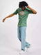 Thomasville Ανδρικό Παντελόνι Τζιν με Loose Straight Εφαρμογή Denim Rinsed Vintage Blue
