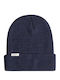 Island Fox Kids Beanie Knitted Navy Blue