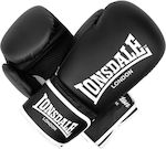 Lonsdale Ashdon Boxhandschuhe aus Kunstleder Schwarz