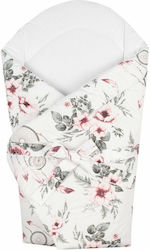 New Baby Baby Blanket Nursery Swaddling Blankets Flowers & Feathers 75x75cm