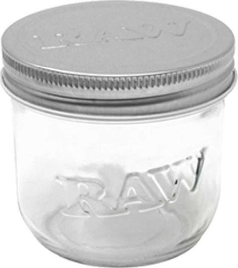 Raw Smellproof Jar Ваза Обща Употреба с херметически затворен капак Стъкло Прозрачен 295мл