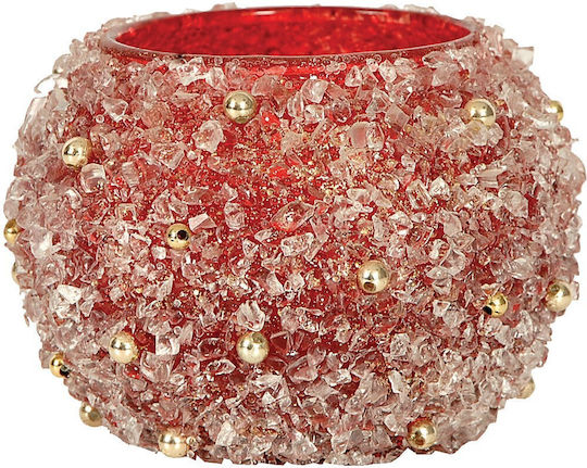 Lianos Christmas Red Candlestick 9cm