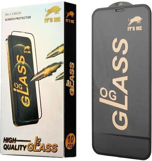 OG Vollflächig gehärtetes Glas Schwarz (Poco X3 NFC / X3 Pro)