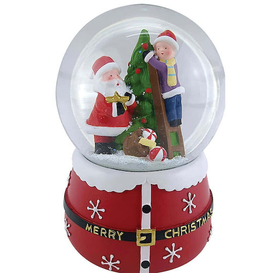 Christmas Decorative Jar with Santa Claus 10x10x15cm