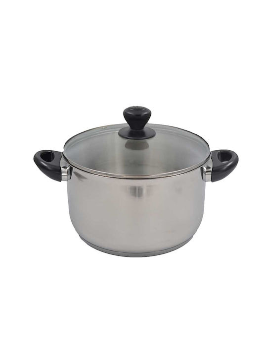 Sidirela Family Deep Stainless Steel Pot 12lt /...