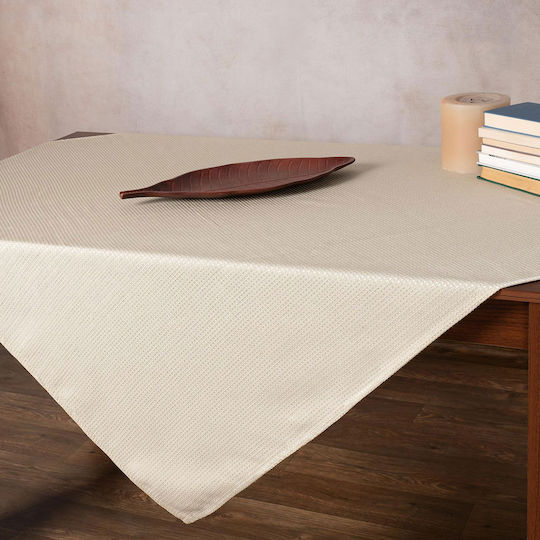 Silk Fashion Tablecloth Nelly Beige 150x210cm