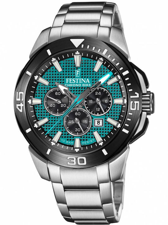 Festina Bike Мъжки Часовник На Батерия с Метална Гривна