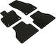 Lampa Set of Front and Rear Mats 4pcs for Volkswagen Caddy 01/2021+ Black