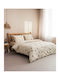Vesta Home Duvet Queen 220x230cm Amanda 1 Brown / Beige 11.5 togs Togs