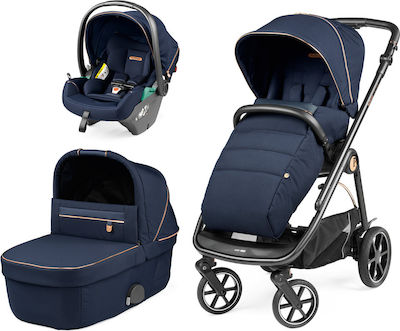 Peg Perego Veloce Lounge Reglabil 3 în 1 Cărucior pentru copii Potrivit pentru Nou-născut Albastru marin 10.7kg