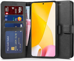 Tech-Protect Synthetic Leather Wallet Black (Xiaomi 12 Lite)