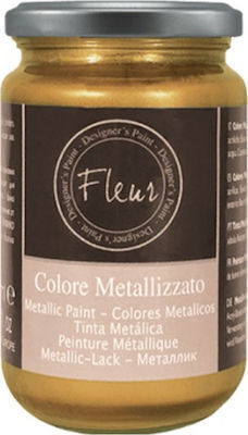 Fleur Colore Metallizzato Течна боя за ръчна изработка Златист Lincotto 130мл 12503